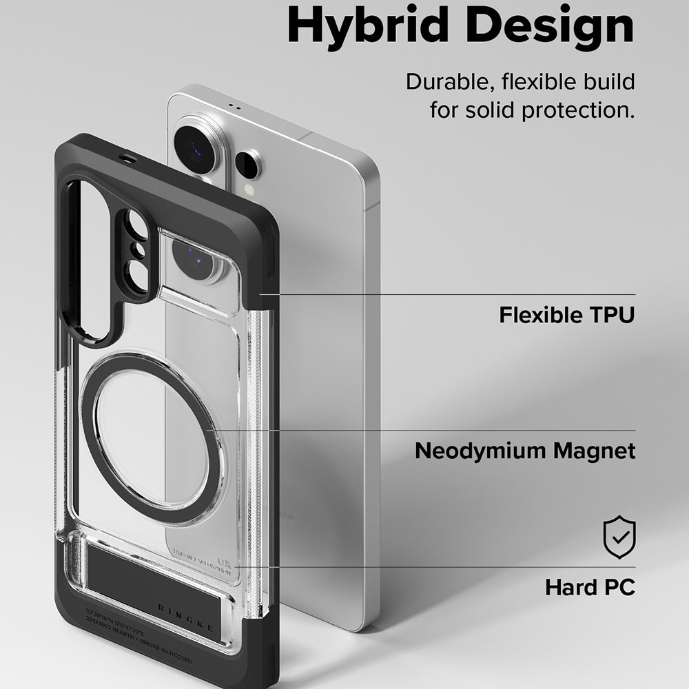 Capa MagSafe para Samsung Galaxy S26 Ultra S948, Ringke, UX, Transparente