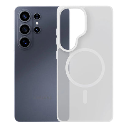 Capa MagSafe para Samsung Galaxy S26 Ultra S948, 3MK, Smoke MagCase, Branca
