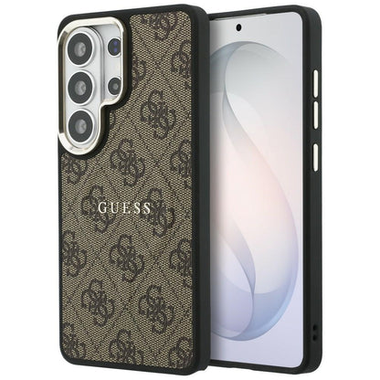 Capa MagSafe para Samsung Galaxy S26 Ultra S948, Guess, 4G Embossed Ring, Marrom
