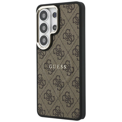 Capa MagSafe para Samsung Galaxy S26 Ultra S948, Guess, 4G Embossed Ring, Marrom
