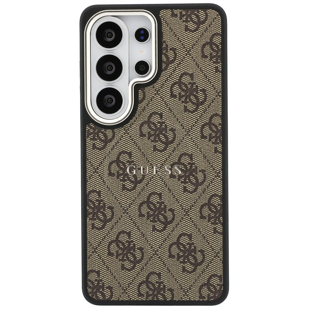 Capa MagSafe para Samsung Galaxy S26 Ultra S948, Guess, 4G Embossed Ring, Marrom