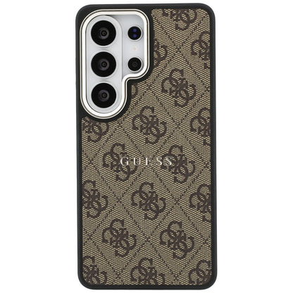 Capa MagSafe para Samsung Galaxy S26 Ultra S948, Guess, 4G Embossed Ring, Marrom