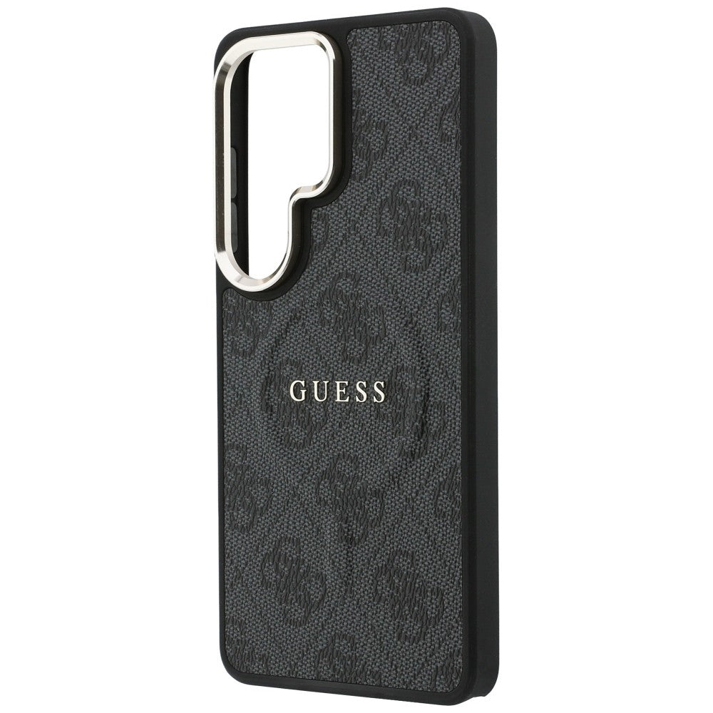 Capa MagSafe para Samsung Galaxy S26 Ultra S948, Guess, 4G Embossed Ring, Preta