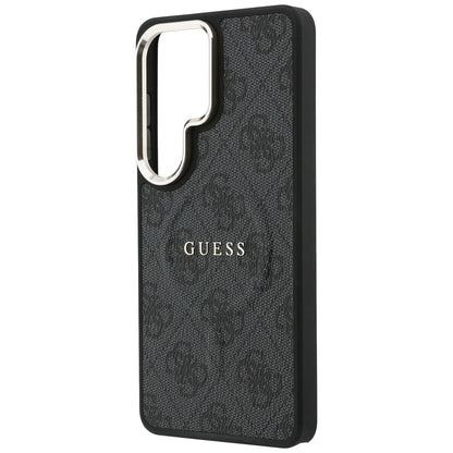 Capa MagSafe para Samsung Galaxy S26 Ultra S948, Guess, 4G Embossed Ring, Preta