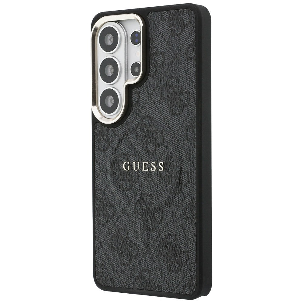 Capa MagSafe para Samsung Galaxy S26 Ultra S948, Guess, 4G Embossed Ring, Preta