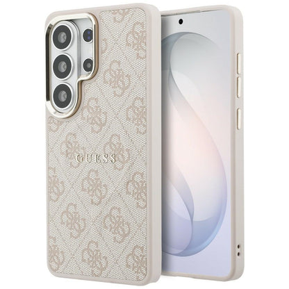 Capa MagSafe para Samsung Galaxy S26 Ultra S948, Guess, 4G Embossed Ring, Rosa