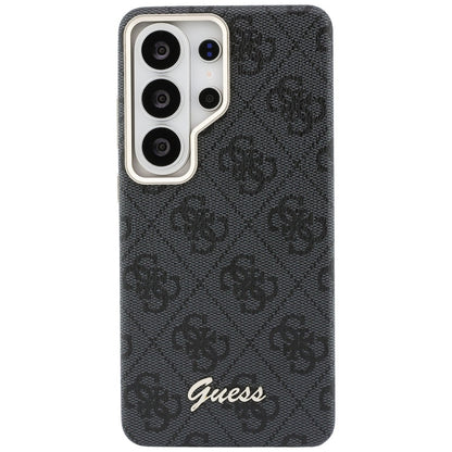 Capa MagSafe para Samsung Galaxy S26 Ultra S948, Guess, 4G Script Logo, Preta