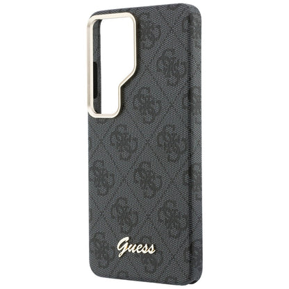 Capa MagSafe para Samsung Galaxy S26 Ultra S948, Guess, 4G Script Logo, Preta