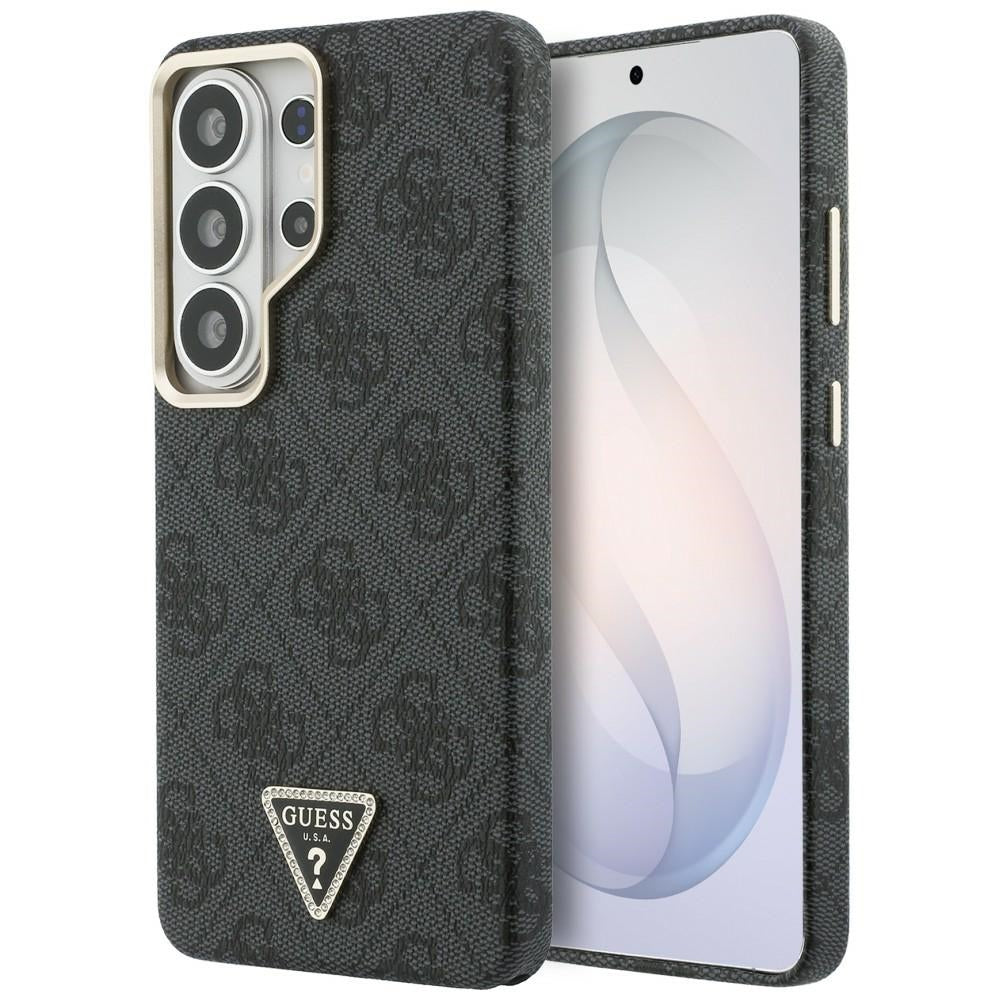 Capa MagSafe para Samsung Galaxy S26 Ultra S948, Guess, Logo Triângulo 4G, Preta