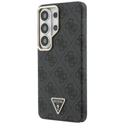 Capa MagSafe para Samsung Galaxy S26 Ultra S948, Guess, Logo Triângulo 4G, Preta