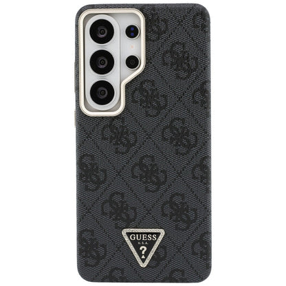 Capa MagSafe para Samsung Galaxy S26 Ultra S948, Guess, Logo Triângulo 4G, Preta