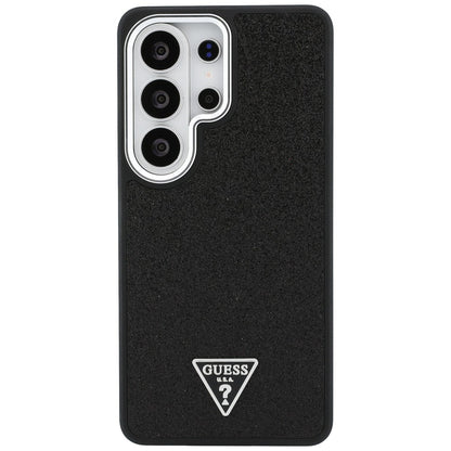 Capa MagSafe para Samsung Galaxy S26 Ultra S948, Guess, Fixed Glitter Triangle Logo, Preta