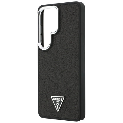 Capa MagSafe para Samsung Galaxy S26 Ultra S948, Guess, Fixed Glitter Triangle Logo, Preta
