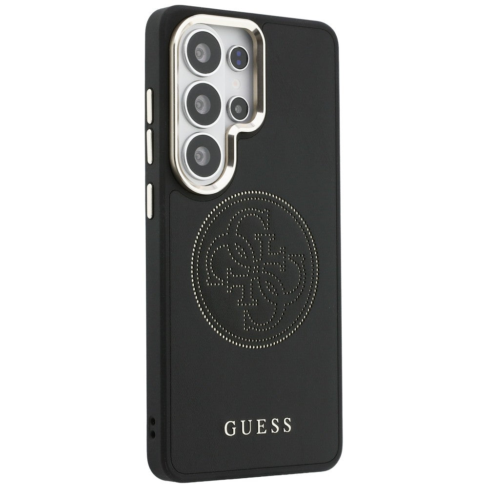 Capa MagSafe para Samsung Galaxy S26 Ultra S948, Guess, Logo Perfurado, Preta