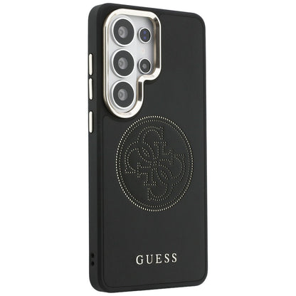 Capa MagSafe para Samsung Galaxy S26 Ultra S948, Guess, Logo Perfurado, Preta