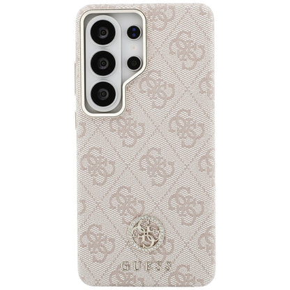 Capa MagSafe para Samsung Galaxy S26 Ultra S948, Guess, Rhinestone Round Logo, Rosa
