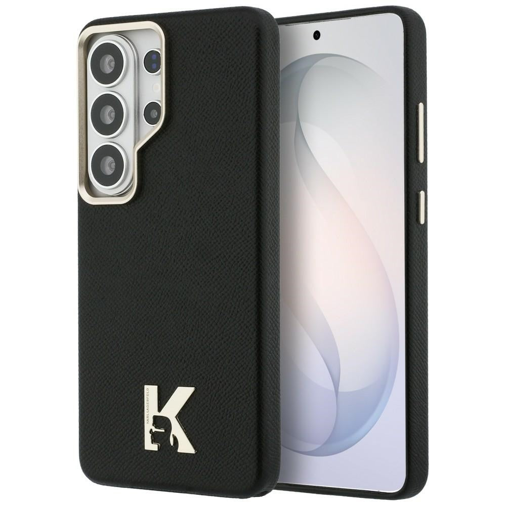 Capa MagSafe para Samsung Galaxy S26 Ultra S948, Karl Lagerfeld, Karl Head Logo, Preta