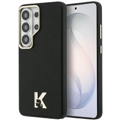 Capa MagSafe para Samsung Galaxy S26 Ultra S948, Karl Lagerfeld, Karl Head Logo, Preta