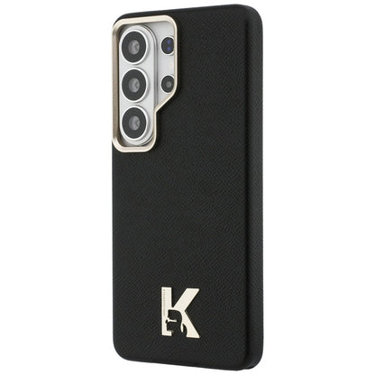 Capa MagSafe para Samsung Galaxy S26 Ultra S948, Karl Lagerfeld, Karl Head Logo, Preta