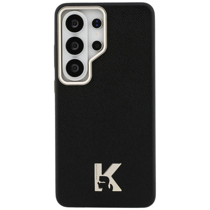 Capa MagSafe para Samsung Galaxy S26 Ultra S948, Karl Lagerfeld, Karl Head Logo, Preta