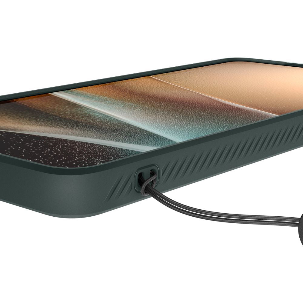 Capa MagSafe para Samsung Galaxy S26 Ultra S948, Spigen, Liquid Air, Verde ACS10676