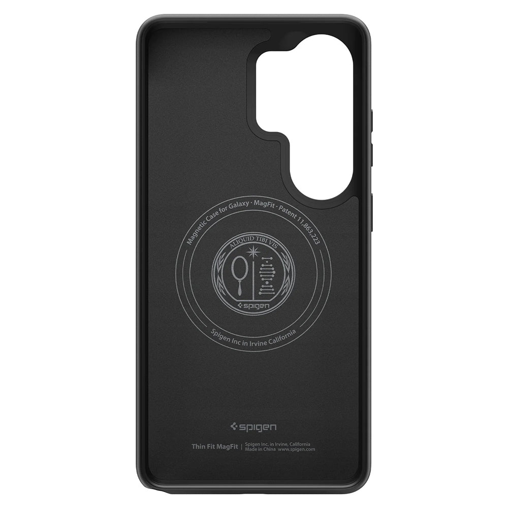 Capa MagSafe para Samsung Galaxy S26 Ultra S948, Spigen, Thin Fit, Preta