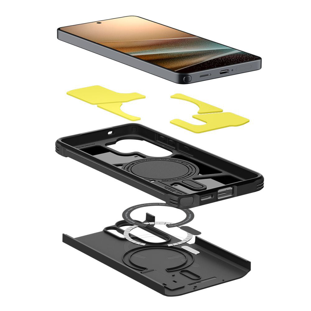 Capa MagSafe para Samsung Galaxy S26 Ultra S948, Spigen, Tough Armor, Preta ACS10684