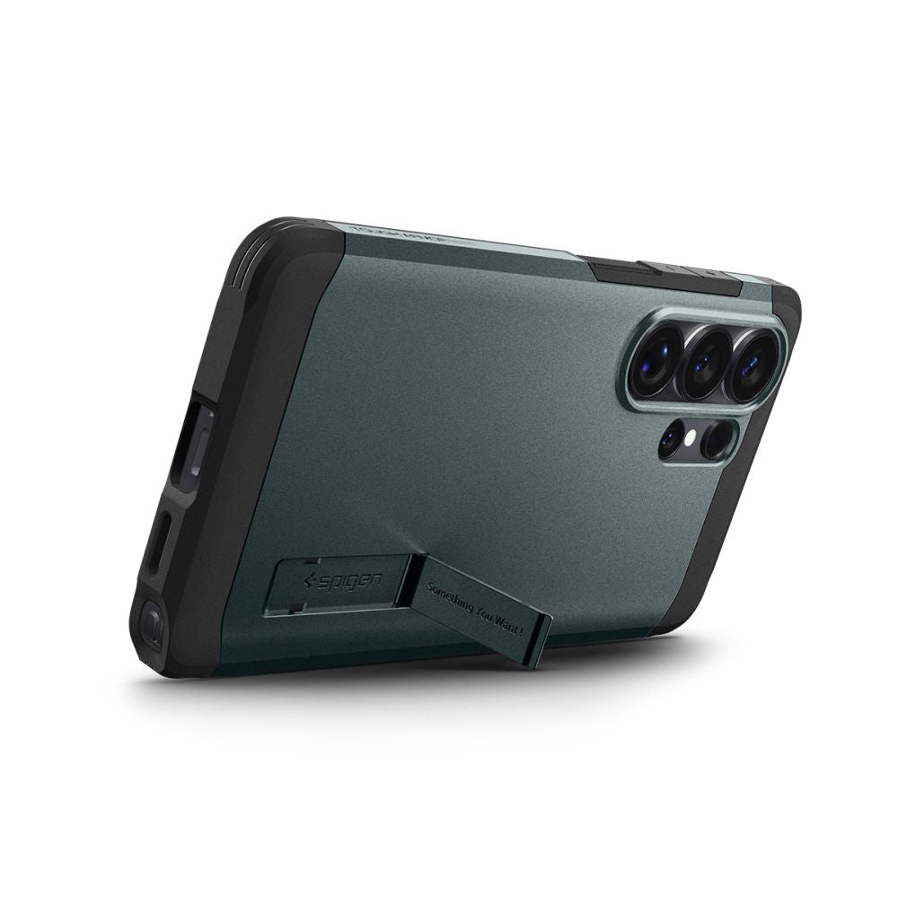 Capa MagSafe para Samsung Galaxy S26 Ultra S948, Spigen, Tough Armor, Verde ACS10686