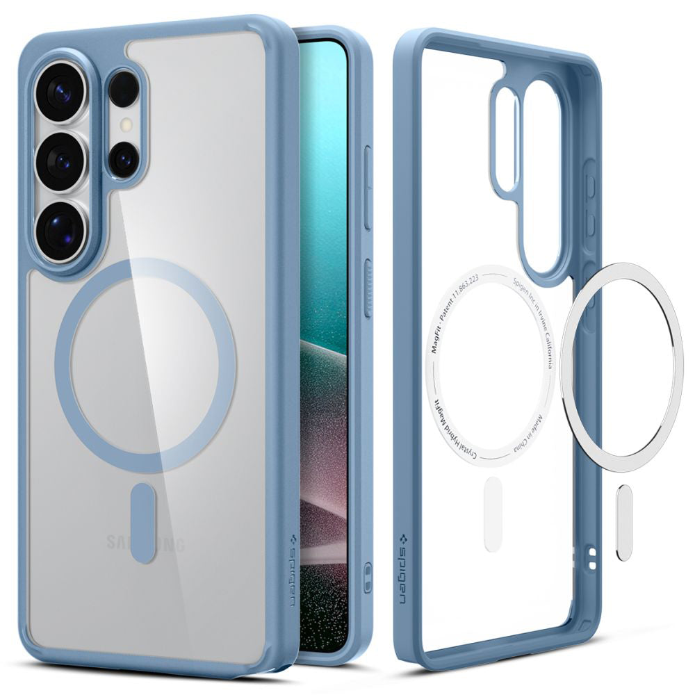 Capa MagSafe para Samsung Galaxy S26 Ultra S948, Spigen, Ultra Hybrid, Azul ACS11207