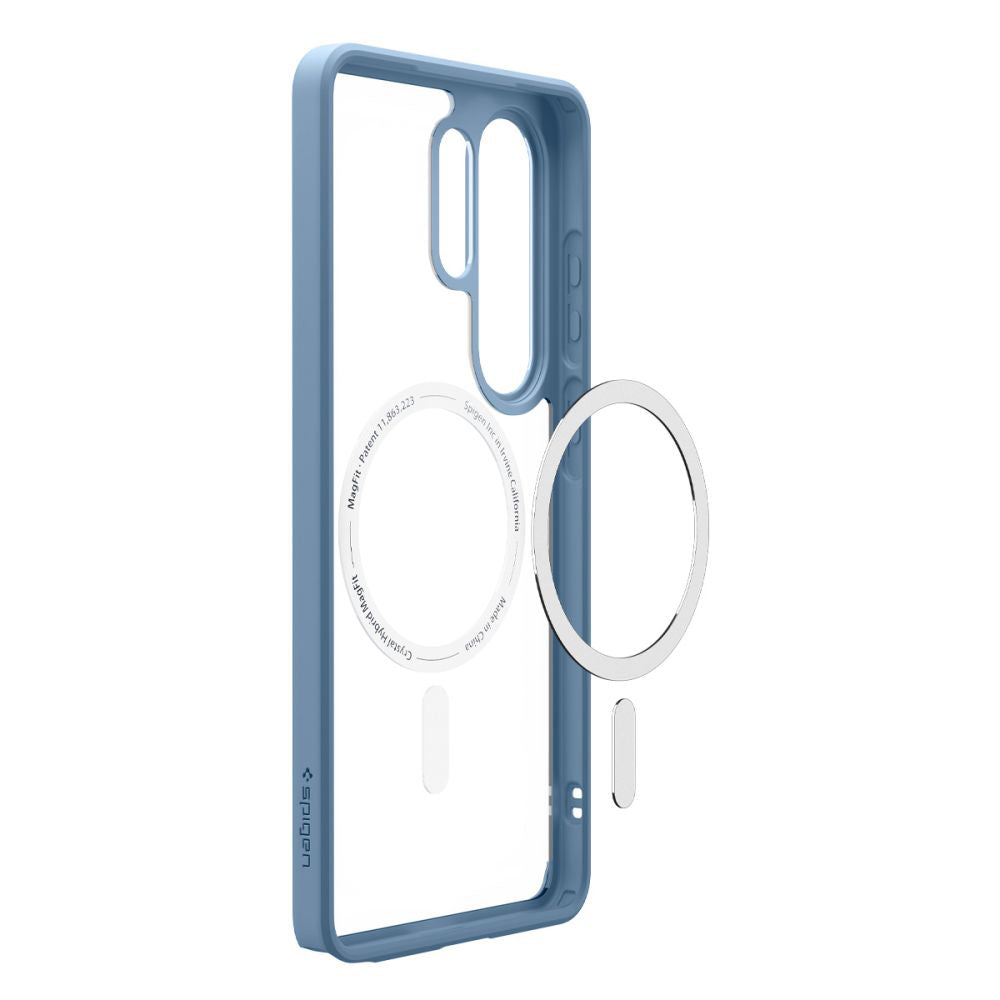 Capa MagSafe para Samsung Galaxy S26 Ultra S948, Spigen, Ultra Hybrid, Azul ACS11207