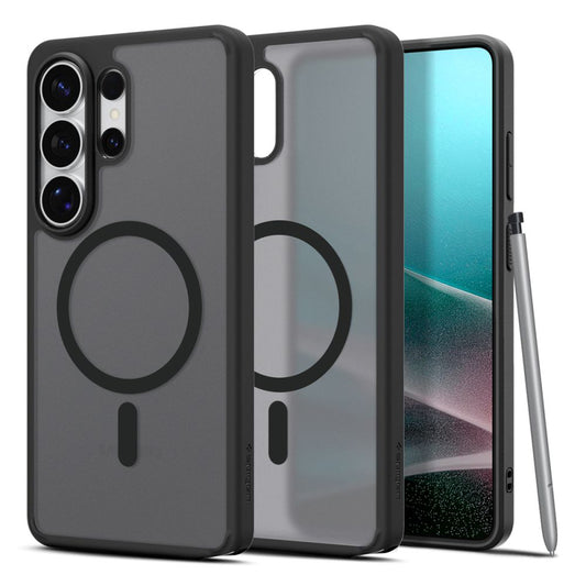 Capa MagSafe para Samsung Galaxy S26 Ultra S948, Spigen, Ultra Hybrid, Preta Acetinada ACS10681