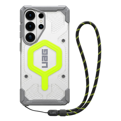 Capa MagSafe para Samsung Galaxy S26 Ultra S948, Urban Armor Gear, Pathfinder Clear, Verde
