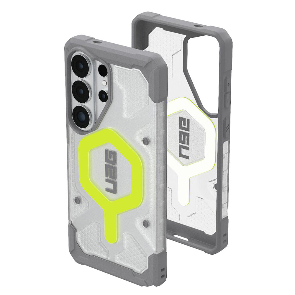 Capa MagSafe para Samsung Galaxy S26 Ultra S948, Urban Armor Gear, Pathfinder Clear, Verde