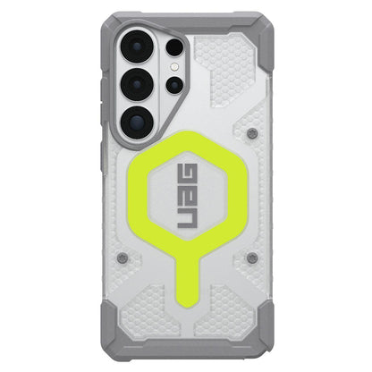Capa MagSafe para Samsung Galaxy S26 Ultra S948, Urban Armor Gear, Pathfinder Clear, Verde