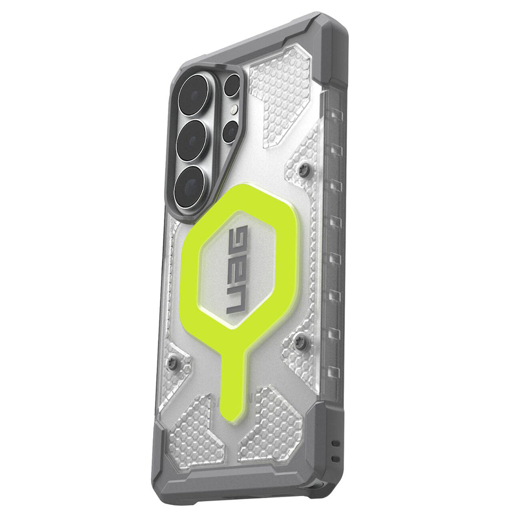 Capa MagSafe para Samsung Galaxy S26 Ultra S948, Urban Armor Gear, Pathfinder Clear, Verde