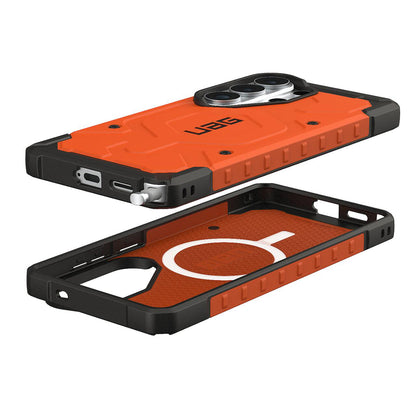 Capa MagSafe para Samsung Galaxy S26 Ultra S948, Urban Armor Gear, Pathfinder, Laranja