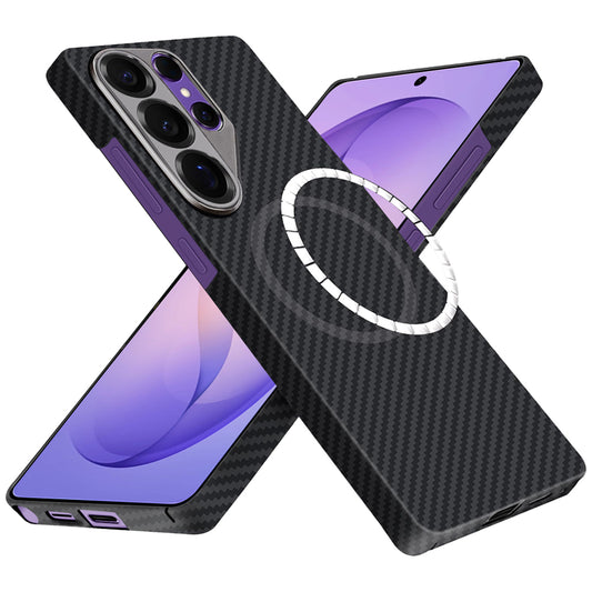 Capa MagSafe para Samsung Galaxy S26 Ultra, Techsuit, Fibra de Aramida, Preta