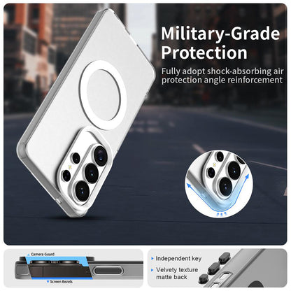 Capa MagSafe para Samsung Galaxy S26 Ultra, Techsuit, CandyCase, Branca