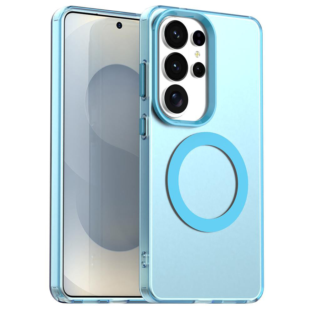 Capa MagSafe para Samsung Galaxy S26 Ultra S948, Techsuit, CandyCase, Azul