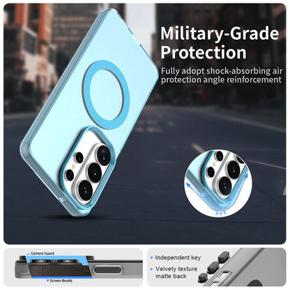 Capa MagSafe para Samsung Galaxy S26 Ultra S948, Techsuit, CandyCase, Azul