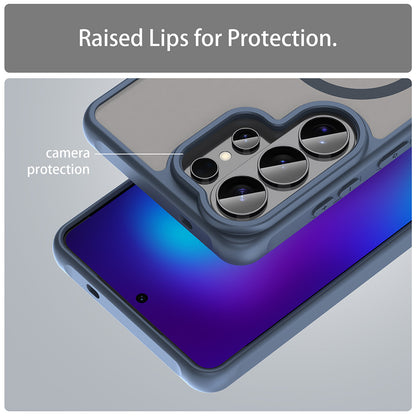 MagSafe Case for Samsung Galaxy S26 Ultra S948, Techsuit, HaloFrost II, Navy Blue