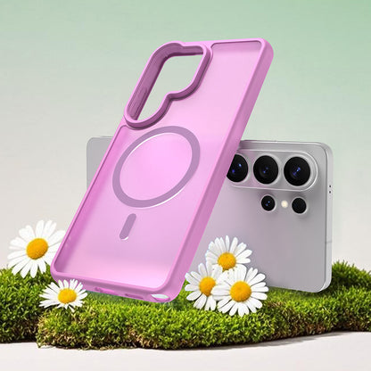Capa MagSafe para Samsung Galaxy S26 Ultra S948, Techsuit, HaloFrost II, Laranja