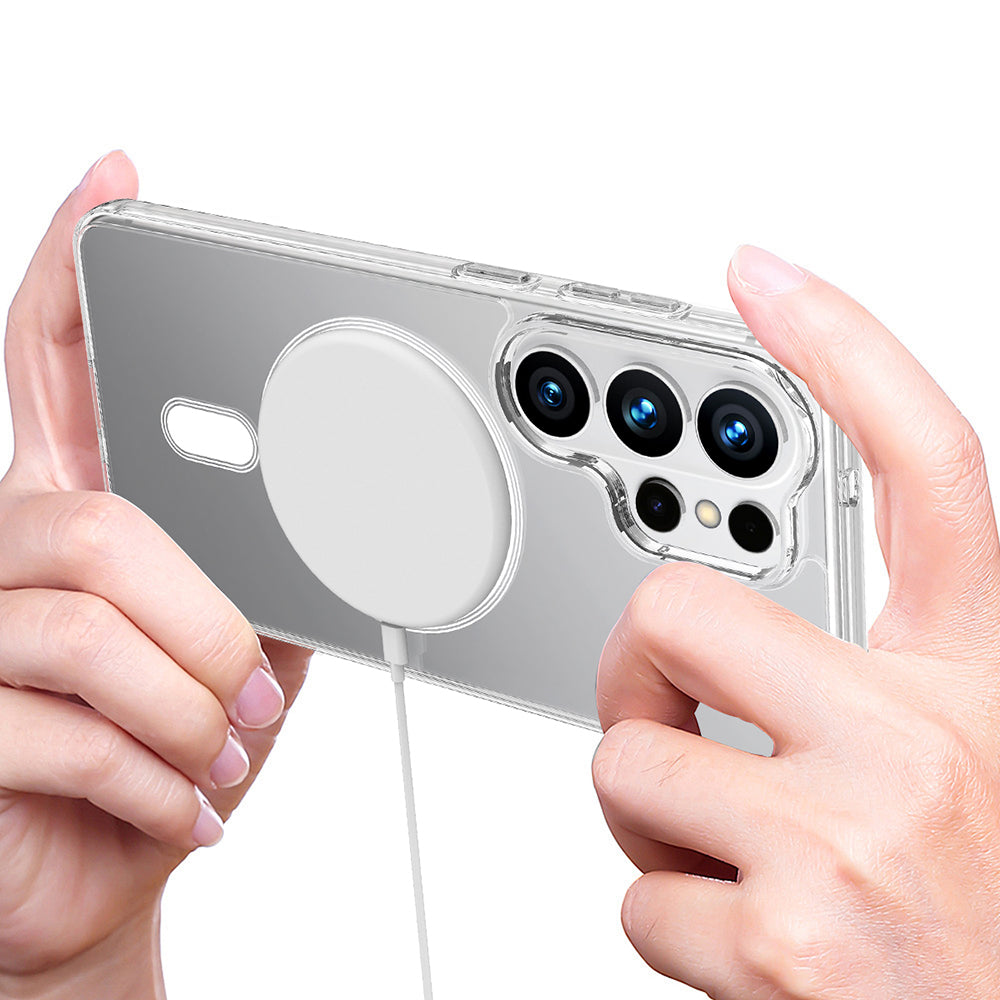 Capa MagSafe para Samsung Galaxy S26 Ultra S948, Techsuit, Pro, Transparente