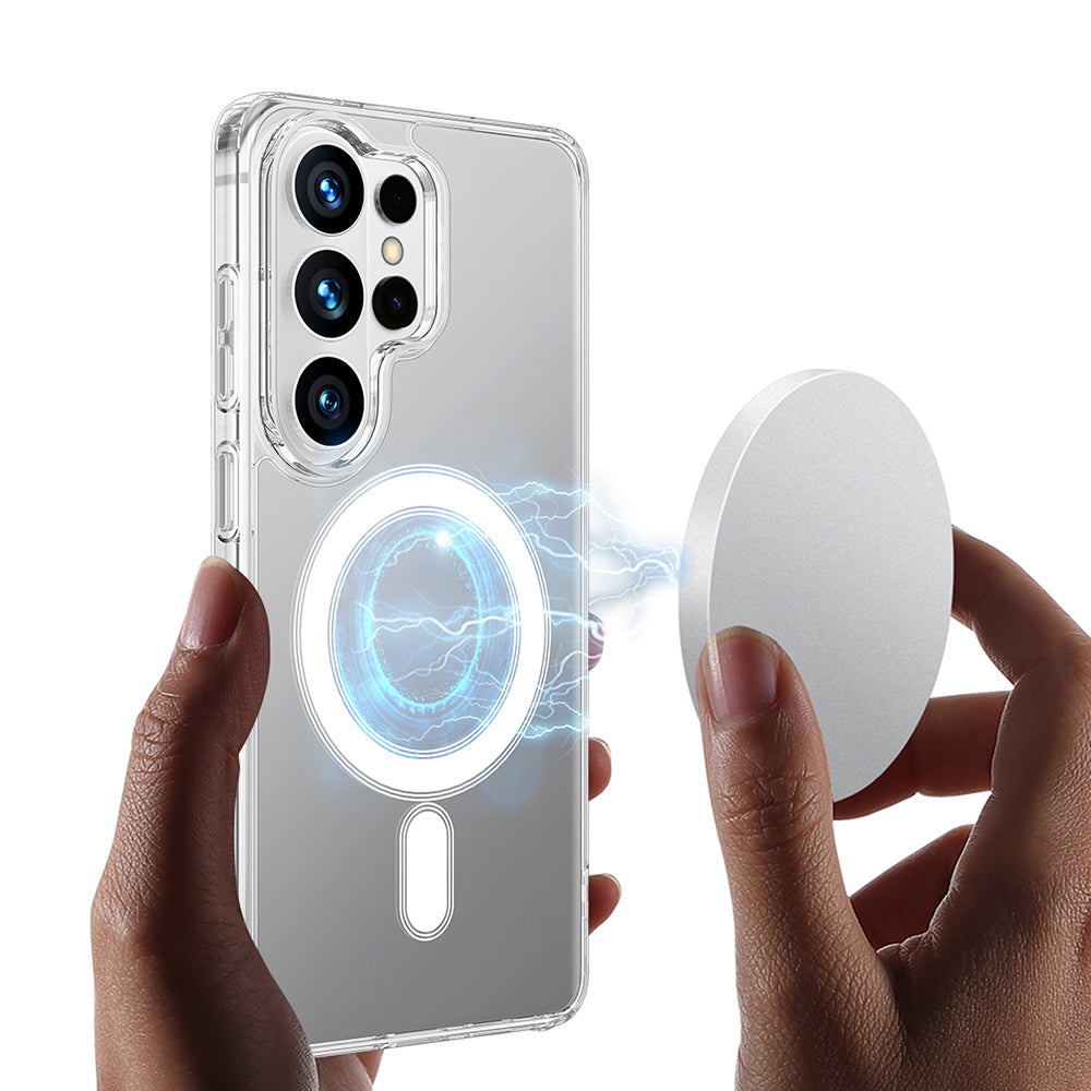 Capa MagSafe para Samsung Galaxy S26 Ultra S948, Techsuit, Pro, Transparente