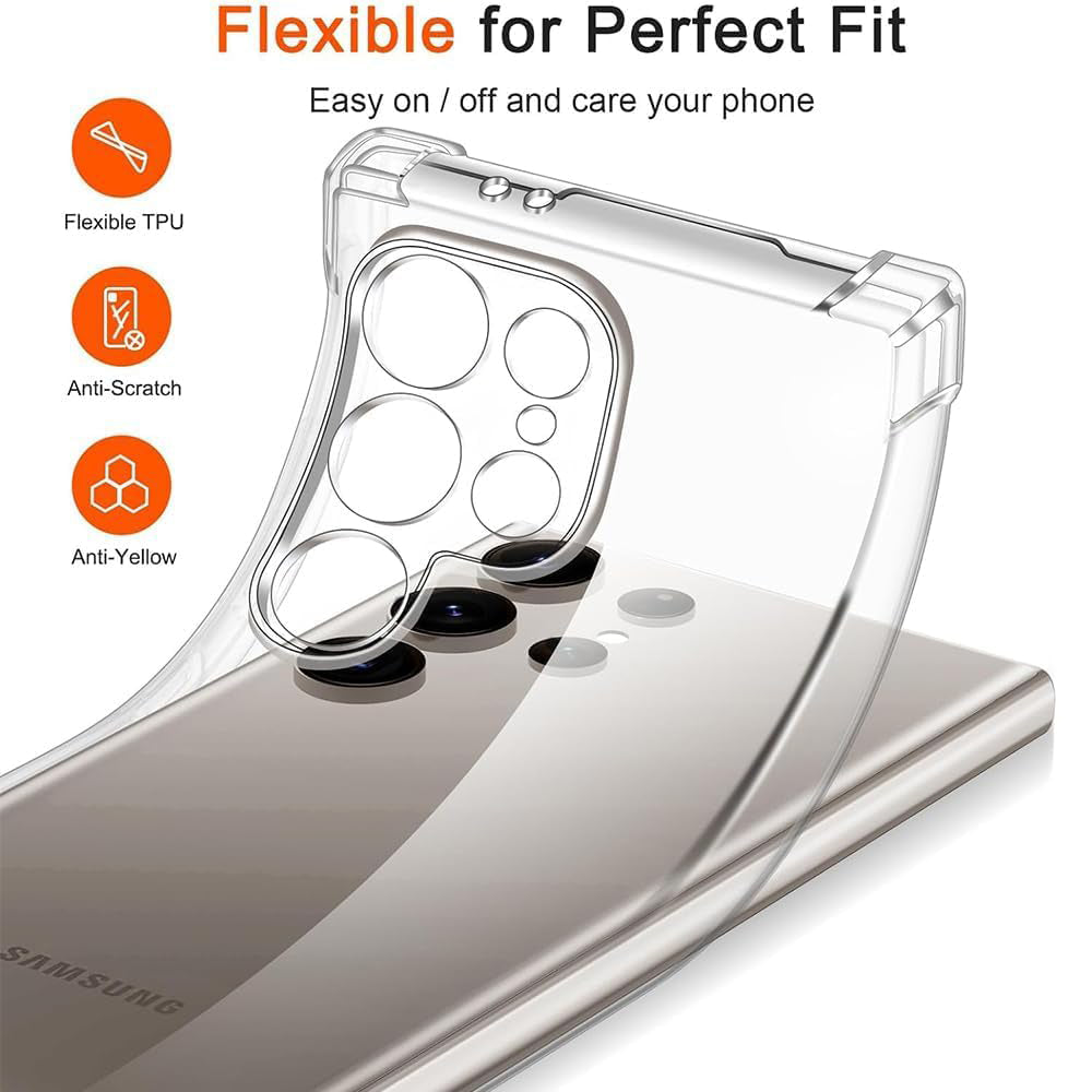 Capa MagSafe para Samsung Galaxy S26 Ultra S948, Techsuit, Antichoque, Transparente