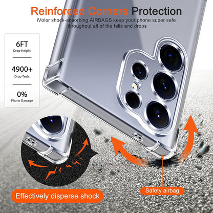 Capa MagSafe para Samsung Galaxy S26 Ultra S948, Techsuit, Antichoque, Transparente