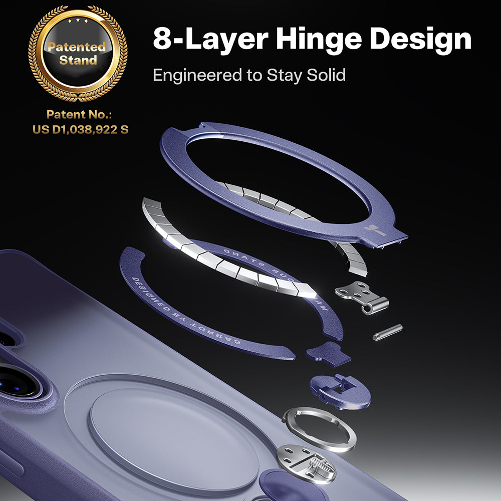 Capa MagSafe para Samsung Galaxy S26 Ultra, Torras, Ostand Spin, Mov