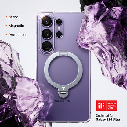 Capa MagSafe para Samsung Galaxy S26 Ultra, Torras, Ostand Spin, Mov