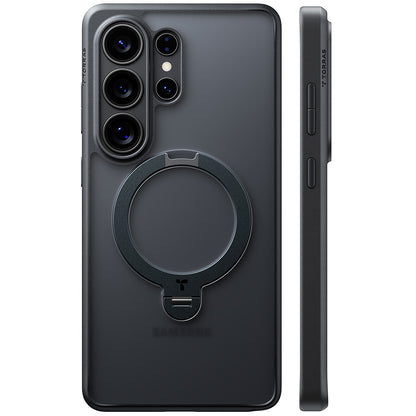 Capa MagSafe para Samsung Galaxy S26 Ultra, Torras, Ostand Spin, Preta