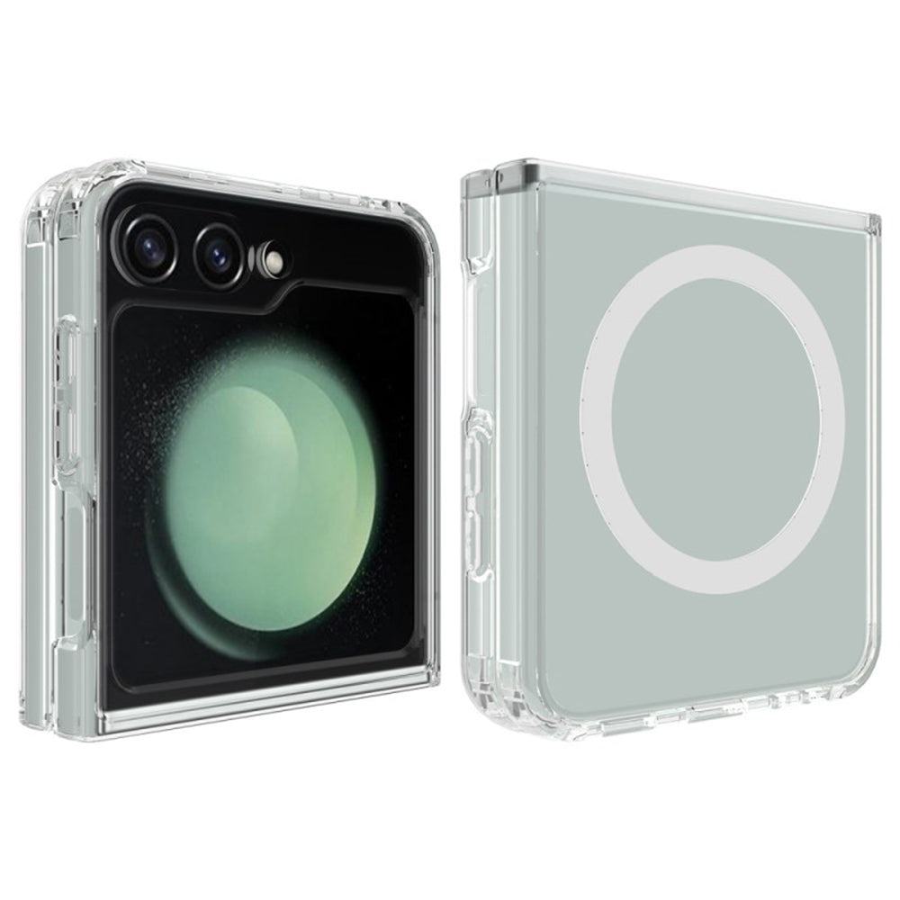 Capa MagSafe para Samsung Galaxy Z Flip7 FE F761 / Z Flip6 F741, Techsuit, Pro, Transparente
